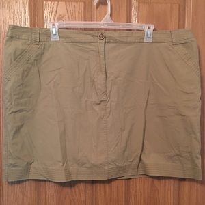 Faded Glory Khaki Skort